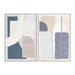 Painting Home ESPRIT Blue Grey Abstract Urban (2 Units) - Декорация и Осветление<<<Дом Градина<<<BigBuy&&&Картини и