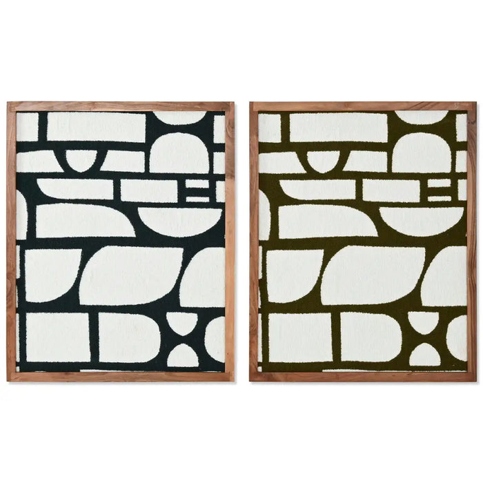 Painting Home ESPRIT Cotton Acacia 60 x 3 x 75 cm - Декорация и Осветление<<<Дом Градина<<<BigBuy&&&Картини и