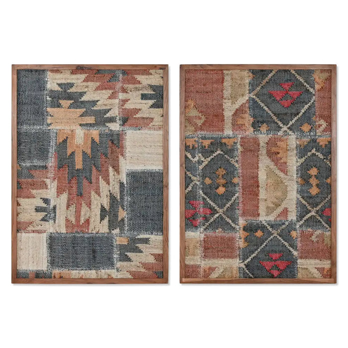 Painting Home ESPRIT Cotton Acacia 75 x 3 x 105 cm - Декорация и Осветление<<<Дом Градина<<<BigBuy&&&Картини и