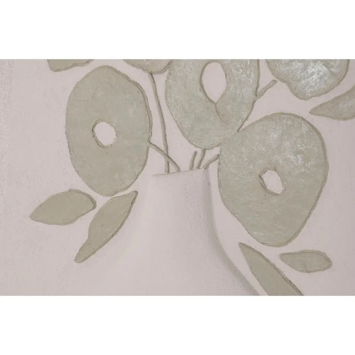 Painting Home ESPRIT Green Beige Vase Scandinavian 80 x 3 x 120 cm 80 X 10 X 120 CM (2 Units) - Декорация и