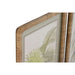 Painting Home ESPRIT Green Natural Palms Tropical 40 X 2,5 X 60 CM (4 Units) - Декорация и Осветление<<<Дом