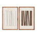 Painting Home ESPRIT Pinewood Recycled Wood 42,5 x 4 x 62,5 cm 44 x 6 x 64 cm - Декорация и Осветление<<<Дом