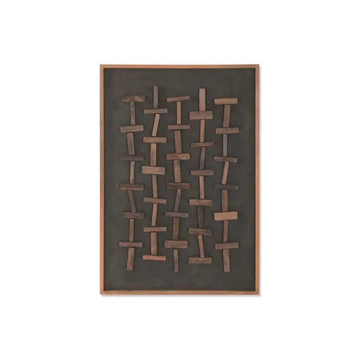 Painting Home ESPRIT Pinewood Recycled Wood 82 x 4 x 122 cm - Декорация и Осветление<<<Дом Градина<<<BigBuy&&&Картини и