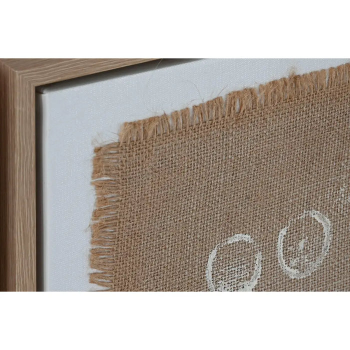 Painting Home ESPRIT White Beige Modern 60 x 3,8 x 60 cm (2 Units) - Декорация и Осветление<<<Дом