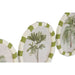 Painting Home ESPRIT White Green Palms Tropical 30 x 2 x 30 cm (4 Units) - Декорация и Осветление<<<Дом