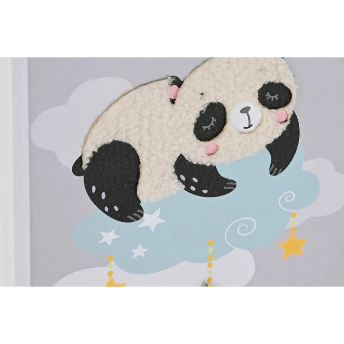 Painting Home ESPRIT Yellow Grey Children’s 30 x 1,8 x 40 cm (4 Units) - Декорация и Осветление<<<Дом