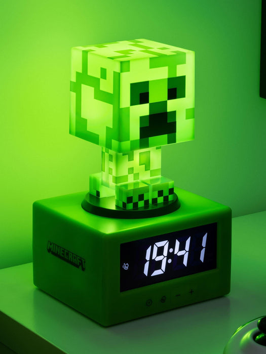 Paladone Alarm Clock: Minecraft - Creeper Icon Alarm Clock PP11369MCFV3 - Дрехи и аксесоари<<<Геймърска
