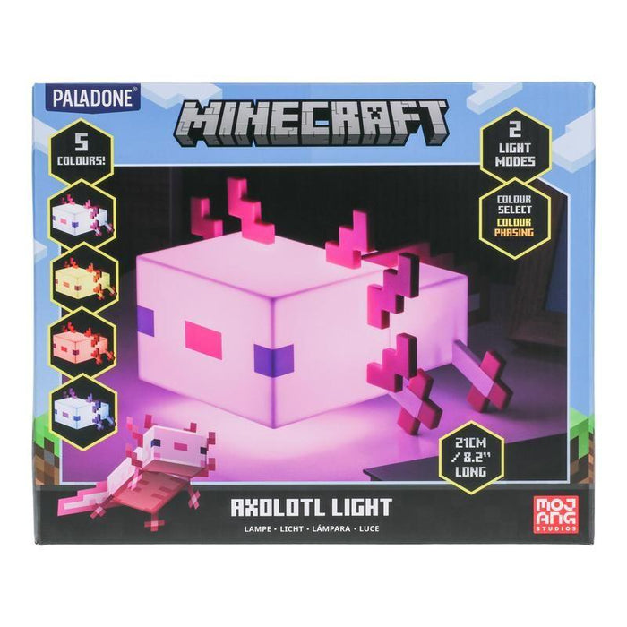 Paladone Lamp: Minecraft - Axolotl Light, PP11743MCFV2