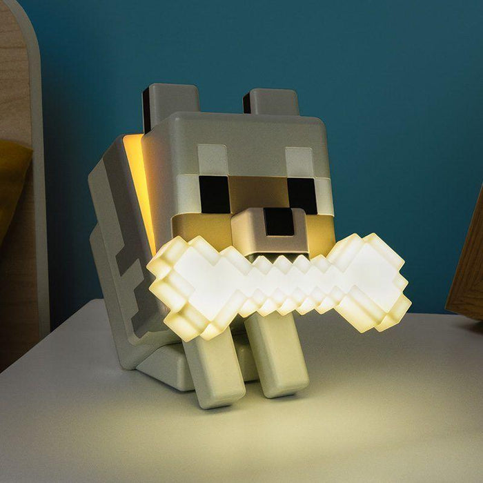 Lamp Paladone Glo Buddies: Minecraft - Wolf Light, PP14761MCF