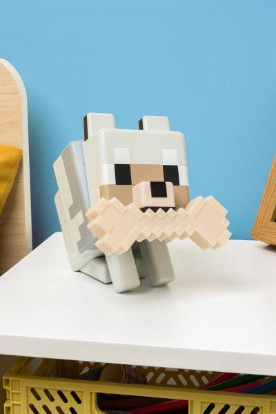 Lamp Paladone Glo Buddies: Minecraft - Wolf Light, PP14761MCF