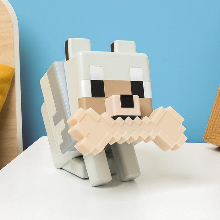 Lamp Paladone Glo Buddies: Minecraft - Wolf Light, PP14761MCF
