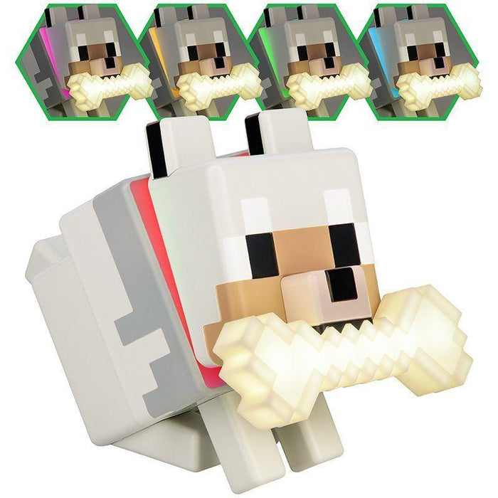 Lamp Paladone Glo Buddies: Minecraft - Wolf Light, PP14761MCF