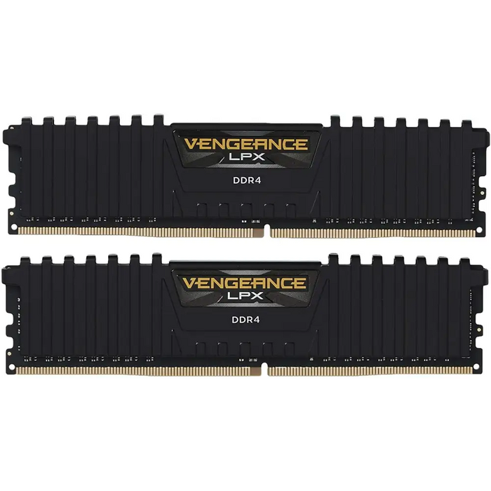 Памет CORSAIR VENGEANCE LPX 16GB (2 x 8GB) DDR4 3200MHz Black - Памети<<<Компютърни компоненти<<<ValiAPI