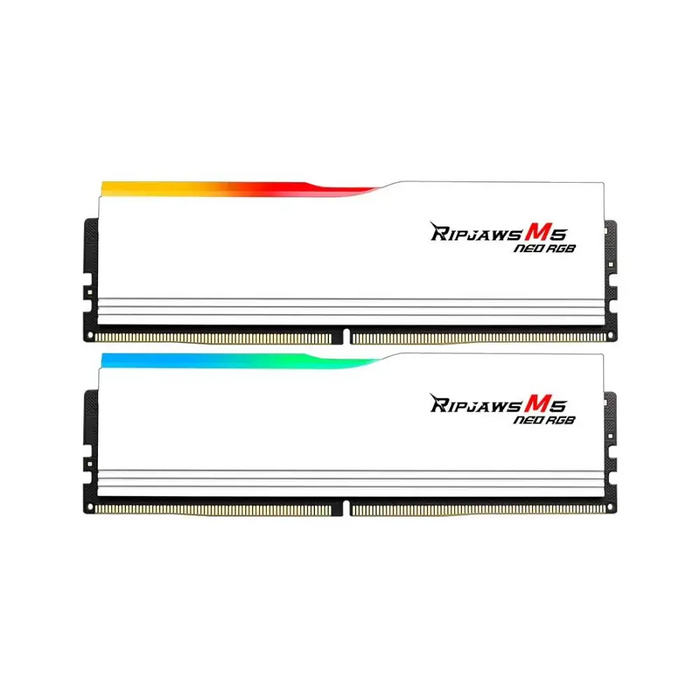 Памет G.SKILL Ripjaws M5 Neo RGB White 32GB(2x16GB) DDR5-6000 - Памети<<<Компютърни