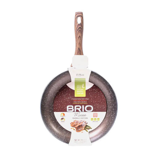 PAN 28CM BRIO MOCCA MARBLE - Съдове за готвене<<<Домашни потреби<<<Кухня<<<Praktiker