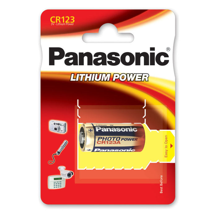BATTERY PANASONIC CR123A