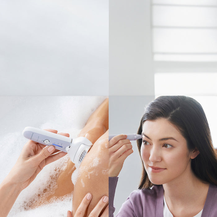 Epilator PANASONIC ES-EYL3AV503 PURPLE, WET AND DRY USE, WASHABLE HEAD