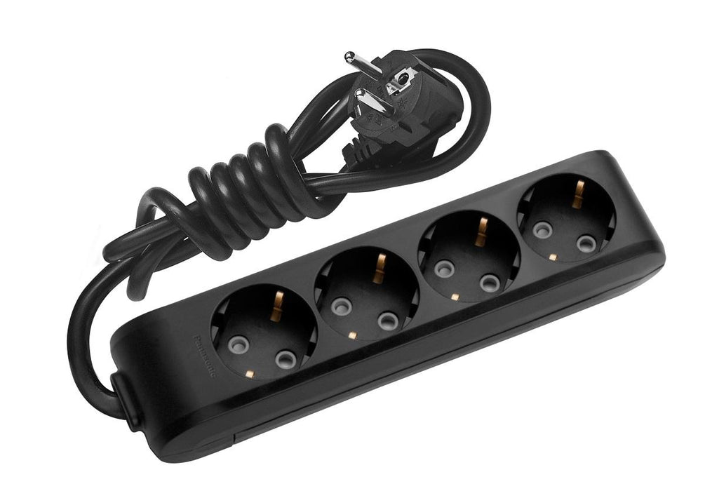 POWER SUPPLY 4 SOCKETS 1.5M BLACK PANASONIC