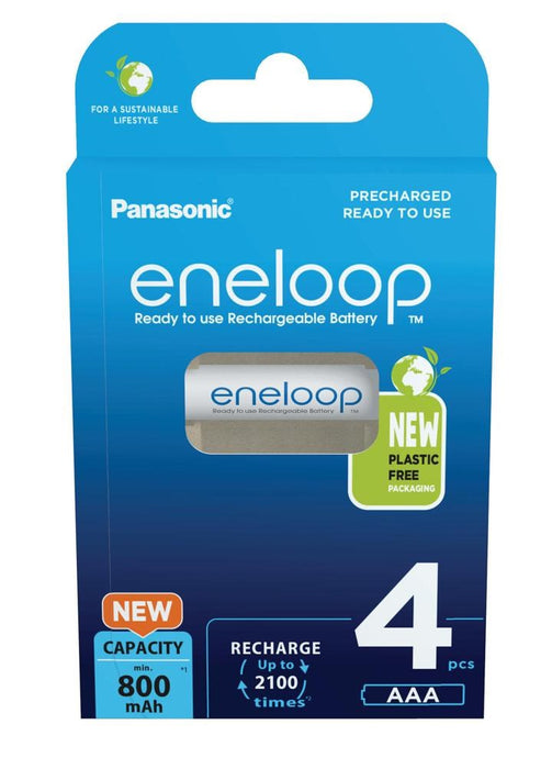 Rechargeable batteries PANASONIC ENELOOP AAA 800 mAh 4 szt (BK-4MCDE/4CP)