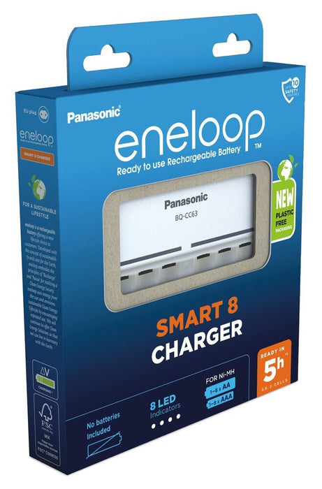 Battery charger PANASONIC Eneloop Smart 8 BQ-CC63 (BQ-CC63E ERP)