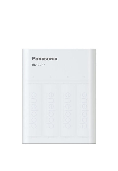 USB battery charger PANASONIC Eneloop Smartplus BQ-CC87 + 4x AA 2000 mAh (K-KJ87MCD40USB)