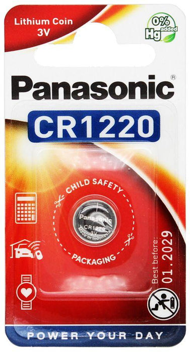 Lithium button battery PANASONIC CR1220 3V