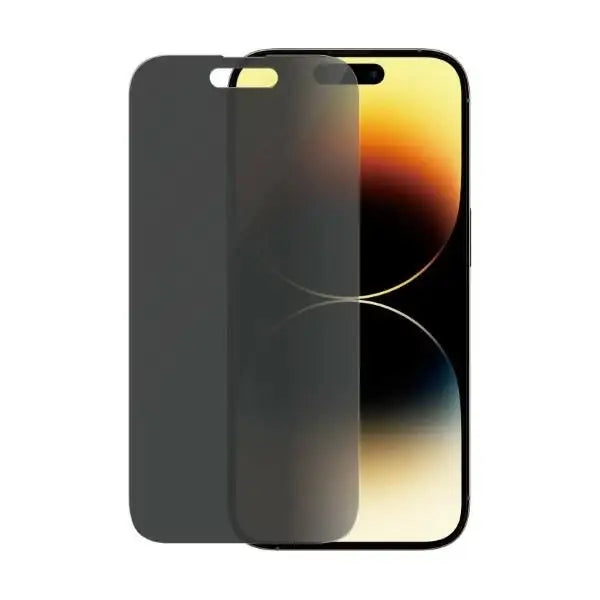 PanzerGlass Classic Fit antibacterial privacy glass for iPhone 14 Pro - Cell phone tempered