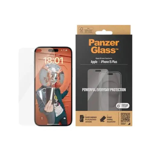 PanzerGlass Classic Fit glass for iPhone 15 Plus - Protective lensesAKG-SZK<<<GSM accessoriesAKG<<<ActionPL&&&Cell