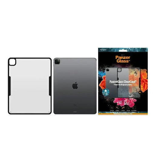 PanzerGlass ClearCase antibacterial case for iPad Pro 12.9’’ 2018 / 2020 / 2021 - transparent and black - Cell phone