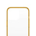 PanzerGlass ClearCase Antibacterial Military Grade Certified Case for iPhone 13 Pro - Transparent Yellow - Cell phone
