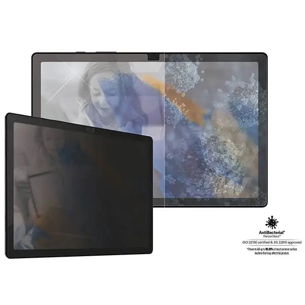 PanzerGlass E2E Antibacterial Tempered Glass for Samsung Galaxy Tab A8 - Cell phone tempered glass<<<HurtelXML