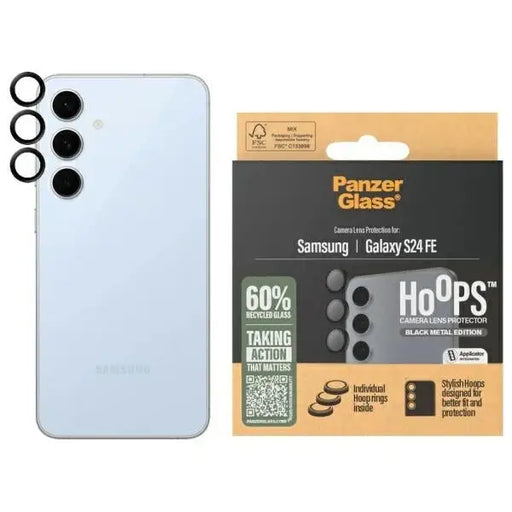 PanzerGlass Hoops Camera Case for Samsung Galaxy S23 FE - Black - Cell phone cases and covers<<<HurtelXML&&&Аксесоари