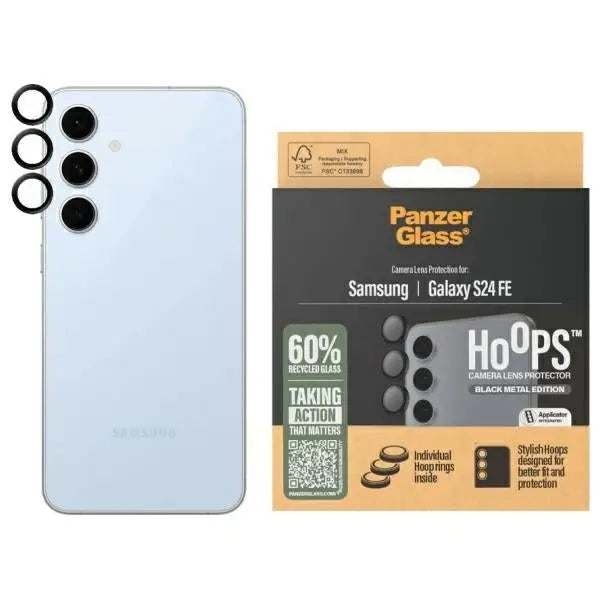 PanzerGlass Hoops Camera Case for Samsung Galaxy S23 FE - Black - Cell phone cases and covers<<<HurtelXML&&&Аксесоари