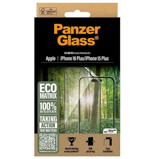 PanzerGlass MATRIX Screen Protector iPhone 16 Plus 6.7’’ Ultra-Wide Fit 2871 - Cell phone tempered glass<<<HurtelXML
