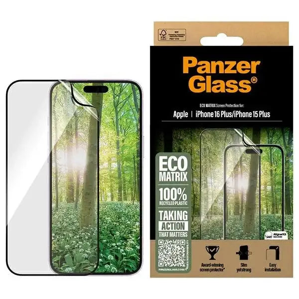 PanzerGlass MATRIX Screen Protector iPhone 16 Plus 6.7’’ Ultra-Wide Fit 2871 - Cell phone tempered glass<<<HurtelXML