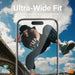 PanzerGlass Matrix Ultra-Wide-Fit hybrid glass for iPhone 15 with positioner - Cell phone tempered glass<<<HurtelXML