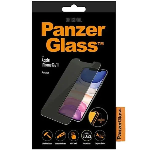 PanzerGlass Standard Fit tempered glass privatized for iPhone XR/11 - Cell phone tempered glass<<<HurtelXML