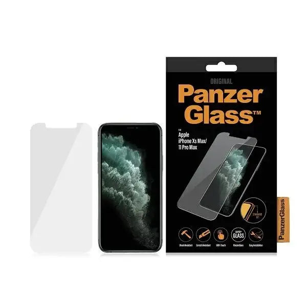 PanzerGlass Standard Super+ tempered glass for iPhone XS Max / 11 Pro Max - Cell phone tempered glass<<<HurtelXML
