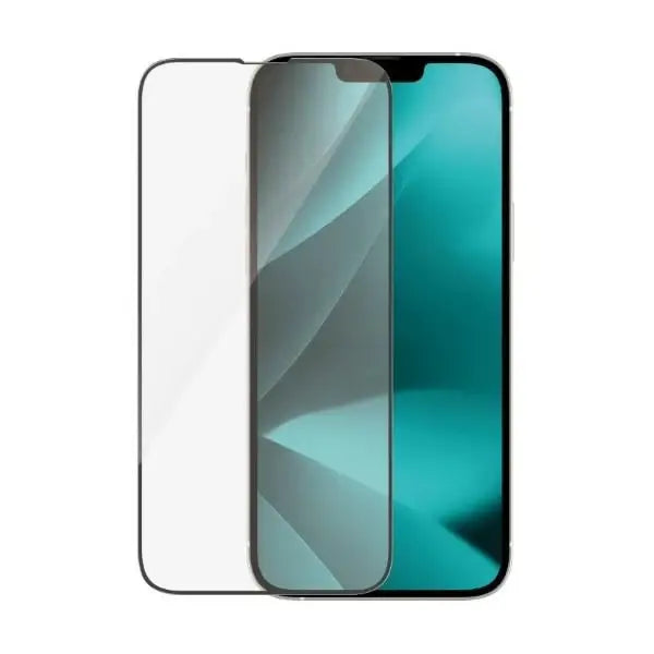 PanzerGlass Ultra-Wide Fit Antibacterial Tempered Glass with Positioner for iPhone 14 Plus / 13 Pro Max - Cell phone