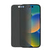 PanzerGlass Ultra-Wide Fit Tempered Glass Antibacterial Privacy with Positioner for iPhone 14 Pro - Cell phone tempered