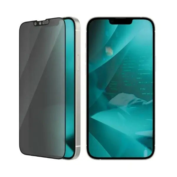 PanzerGlass Ultra-Wide Fit Tempered Glass Antibacterial Privacy with Positioner for iPhone 14 Plus / 13 Pro Max - Cell