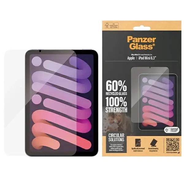 PanzerGlass Ultra-Wide Fit tempered glass for iPad mini 8.3’’ 2024 - Cell phone tempered glass<<<HurtelXML