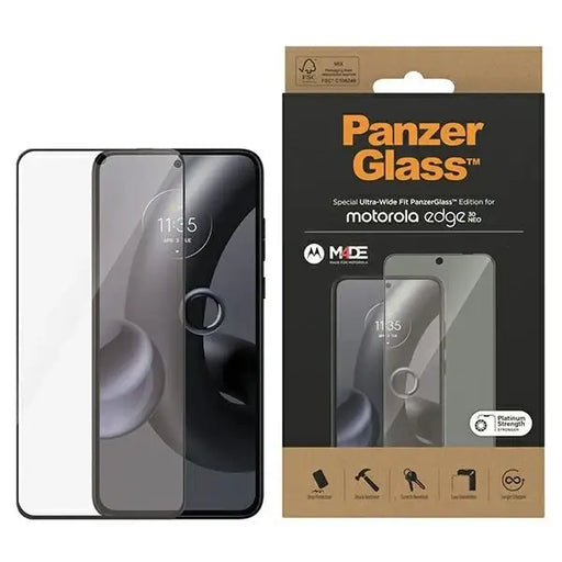 PanzerGlass Ultra-Wide Fit tempered glass for Motorola Edge 30 Neo - Cell phone tempered glass<<<HurtelXML