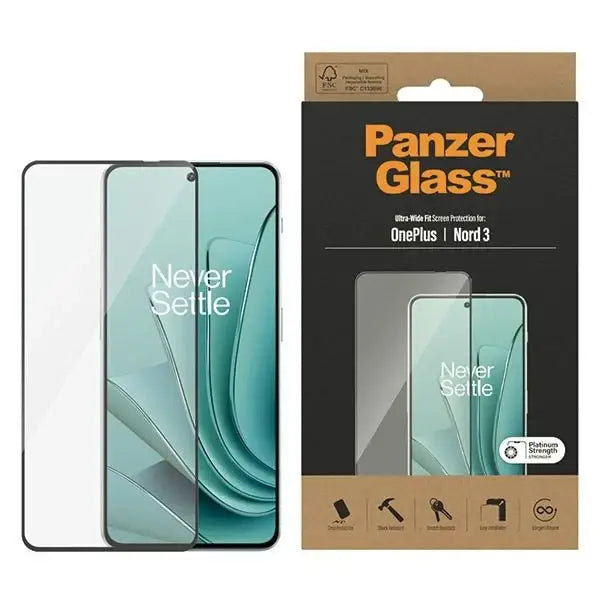 PanzerGlass Ultra-Wide Fit Tempered Glass for OnePlus Nord 3 - Cell phone tempered glass<<<HurtelXML