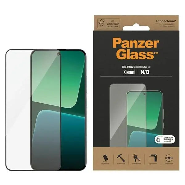 PanzerGlass Ultra-Wide Fit Tempered Glass for Xiaomi 14/13 - Cell phone tempered glass<<<HurtelXML