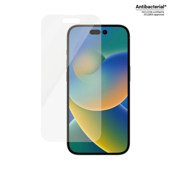 PanzerGlass Classic Fit antibacterial glass for iPhone 14 Pro