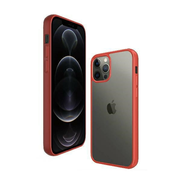 PanzerGlass ClearCase case for iPhone 12 Pro Max - transparent and red