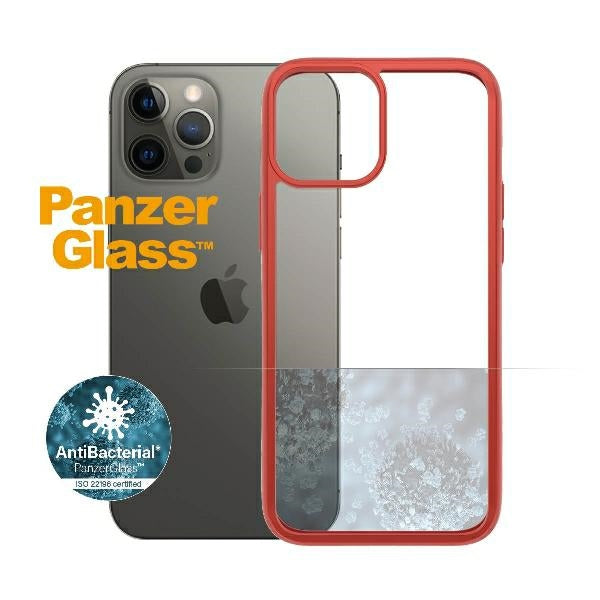 PanzerGlass ClearCase case for iPhone 12 Pro Max - transparent and red