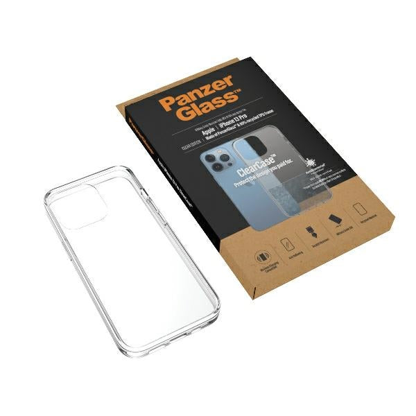 PanzerGlass ClearCase antibacterial Military Grade certified case for iPhone 13 Pro - transparent