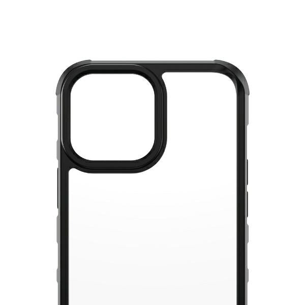 PanzerGlass ClearCase antibacterial Military Grade certified case for iPhone 13 Pro Max - transparent and black